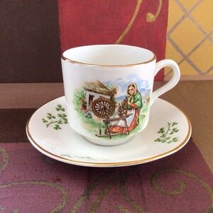 Arklow A Souvenir Of Ireland Demitasse Cup An Saucer